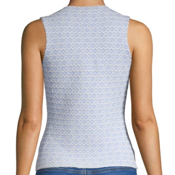 EUC Milly Geo Jacquard Sleeveless Top - Picture 2 of 2